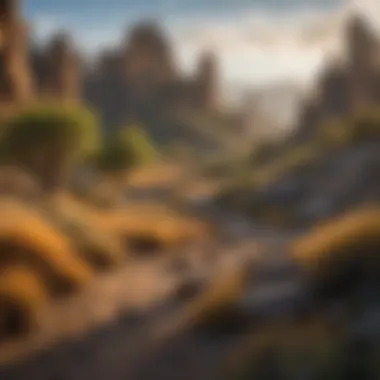 Breathtaking Landscape of Pinnacles Scenic view of Pinnacles National Park