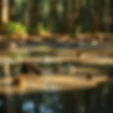 Contaminated Water Sources Contaminated water sources reflecting environmental degradation