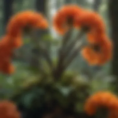 Floral Structures and Reproductive Adaptations Diverse floral structures showcasing various reproductive adaptations in plants.