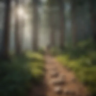 Hikers enjoying the scenic trails