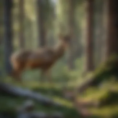 Wildlife in Rocky Mountain National Forest Diverse wildlife in their natural habitat
