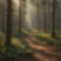 Visual representation of spatial risk analysis in forestry