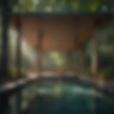 Architectural Elegance in Symbolic Spas A serene environment showcasing unique architectural design of a symbolic spa