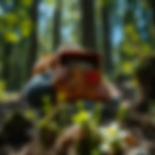 Geocaching treasure hunt experience