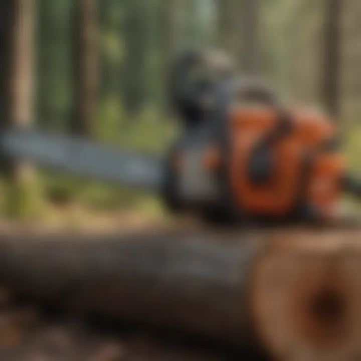 Infographic illustrating best practices for chainsaw bar maintenance