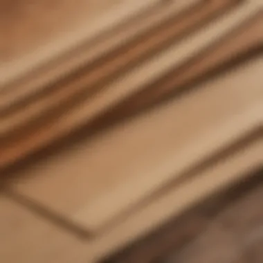 An illustration depicting various types of veneer used in sustainable construction.