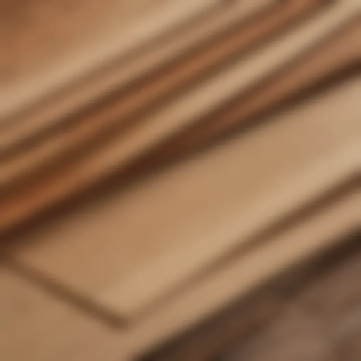 An illustration depicting various types of veneer used in sustainable construction.