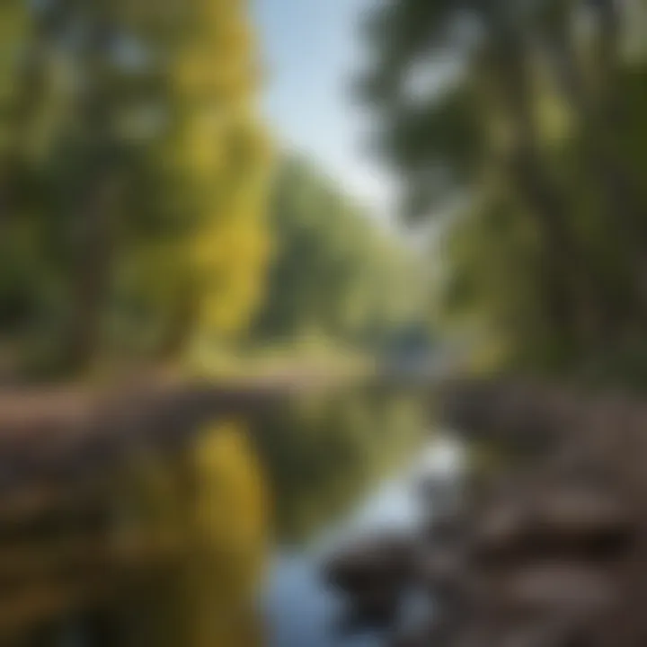 Historical landmarks along the banks of the Rio Fort Collins