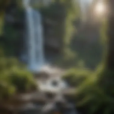 Breathtaking Thomson Falls Stunning view of Thomson Falls cascading through the lush forest