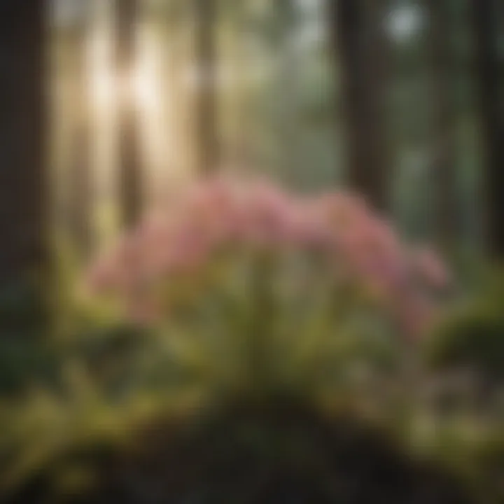 Diverse flora blooming in Three Rivers State Park during spring