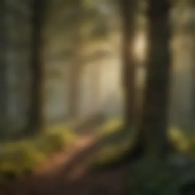 Diversity in Forest Ecosystems A lush forest showcasing diverse tree species