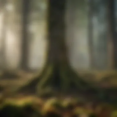 Thriving Forest Ecosystem Healthy forest ecosystem thriving