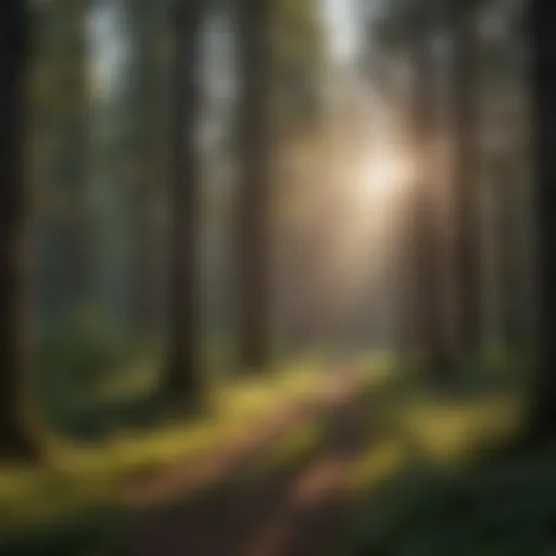 A serene landscape symbolizing personal growth and maturity in American culture