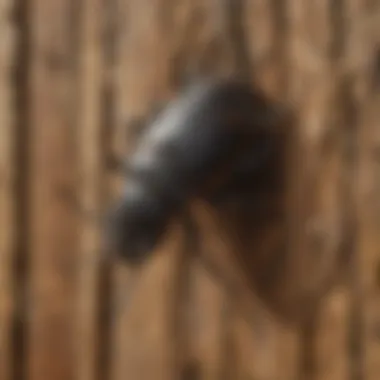 Destructive Impact of Wood Boring Beetles Damage caused by wood boring beetles in a wooden structure