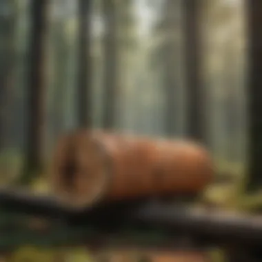 Preserving Forest Health Healthy forest with timber at risk from pests