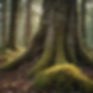 Enhancing Tree Growth with Fungal Inoculants Healthy trees thriving in a forest setting
