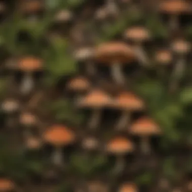 Various Types of Fungal Inoculants Types of fungal inoculants displayed on a wooden surface