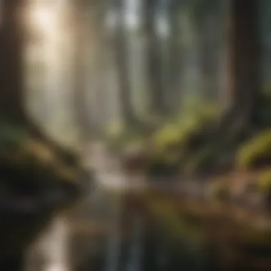 Wildlife and Springs: A Natural Connection Wildlife interacting with a forest spring habitat