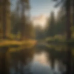 Serene view of Sunriver's natural landscape