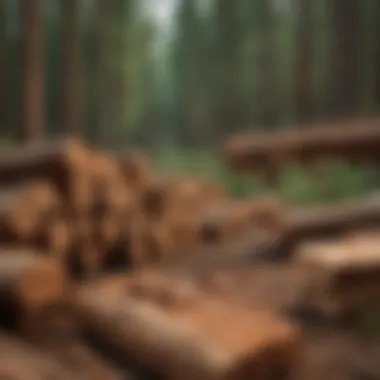 Market Trends in Cedar Timber Illustration of market trends affecting cedar timber pricing