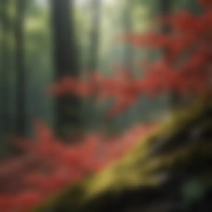 Invasive nature of the Japanese Barberry bush in a forest ecosystem