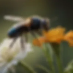 Valley carpenter bee resting on a flower