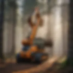 Advanced technology in tree harvesting equipment