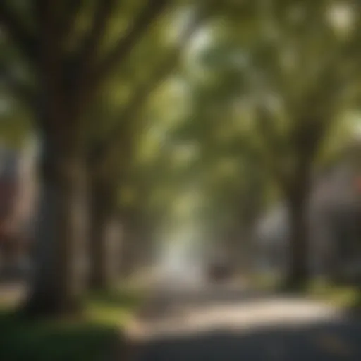 Healthy urban tree canopy in Rochester