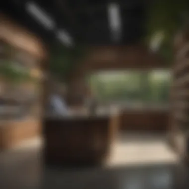 Pharmacist consulting with a customer in a private consultation area
