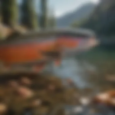 Close-up of trout caught at Woods Canyon Lake